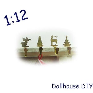 Ganci per calze di Natale in miniatura