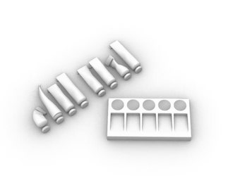 Juego de pintura en miniatura