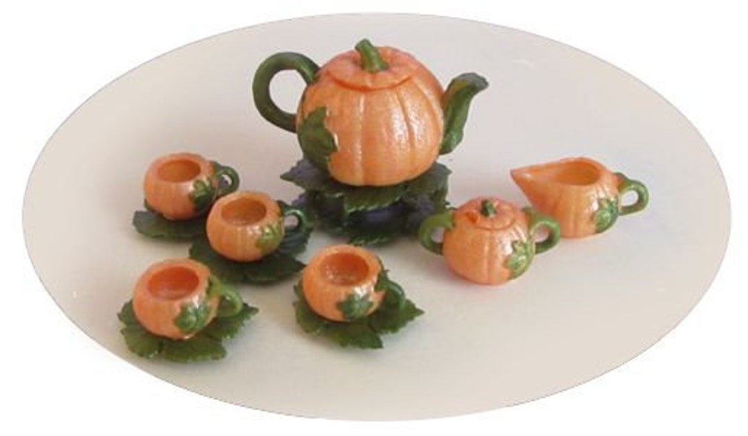 DIY Pumpkin Tea Set Etsy