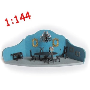 DIY 1:144 Dining Room