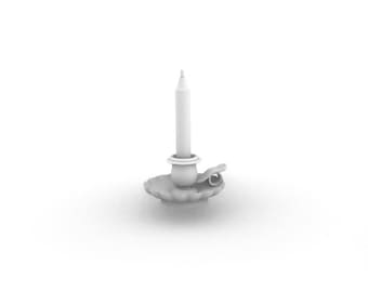 Miniature Candleholder and Candle
