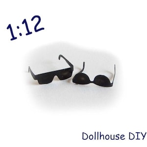 Gafas de sol en miniatura