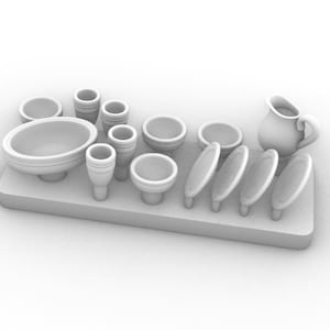 DIY 1:48 Breakfast set