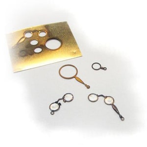Miniature Looking Glasses - half scale