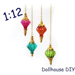 DIY 1:12 türkische dekorative hängende Ornamente