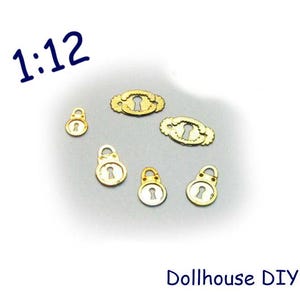 Miniature Lock Plates and Padlocks