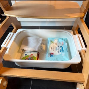 Adapter voor Hauck Alpha / Beta | IKEA Trofast opbergboxhouder | Opberguitbreiding voor kinderstoel