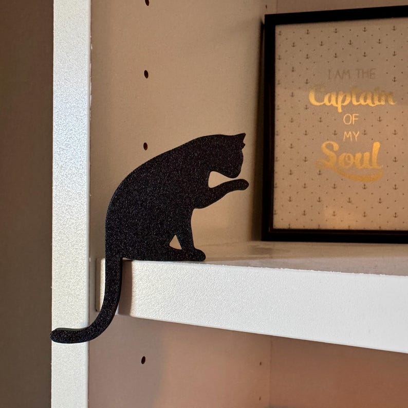 Cat decoration for light switches | Door frames | Cute shelf sitter for birthdays, Christmas | Party favor | Fun gift idea image 1