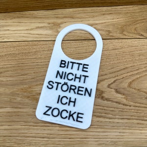Door hanger for gamers - Do not disturb gamer room - door sign