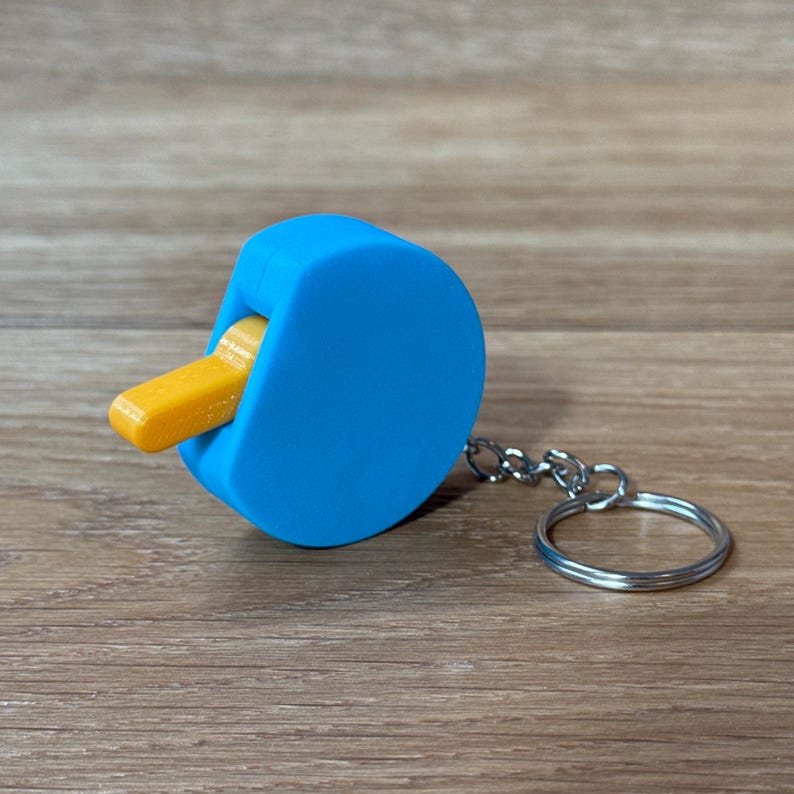 Fidget Toy Anti-stress Toy ADHD Sensory Mechanical Keychain on off ...