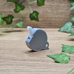 Fidget-speeltje Antistressspeeltje | Zilver | ADHD mechanische sleutelhanger aan uit schakelaar stressverlichting bureau