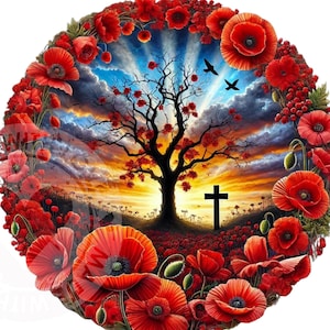 Remembrance Day Poppies digitale download, Memorial Day, Anzac PNG, Lest We Forget, We will Remember them, Red Poppy Art, windspinner