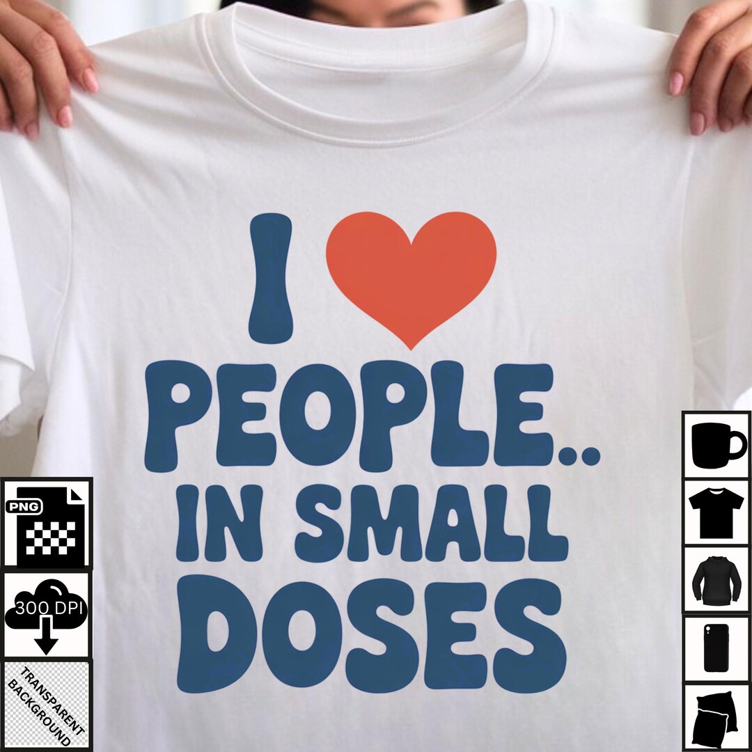 Funny Introvert Design PNG | Sarcastic Humor Graphic | Social Humor ...