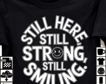 Cancer Survivor PNG: Inspirational Awareness Design (Digital Download)