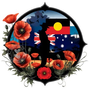 Gedenktag Digitaler Download, Australische Aborigines-Service, Anzac PNG, damit wir nicht vergessen PNG, Flandern Feld Rote Mohnblume Mohnblumen Kunst PNG