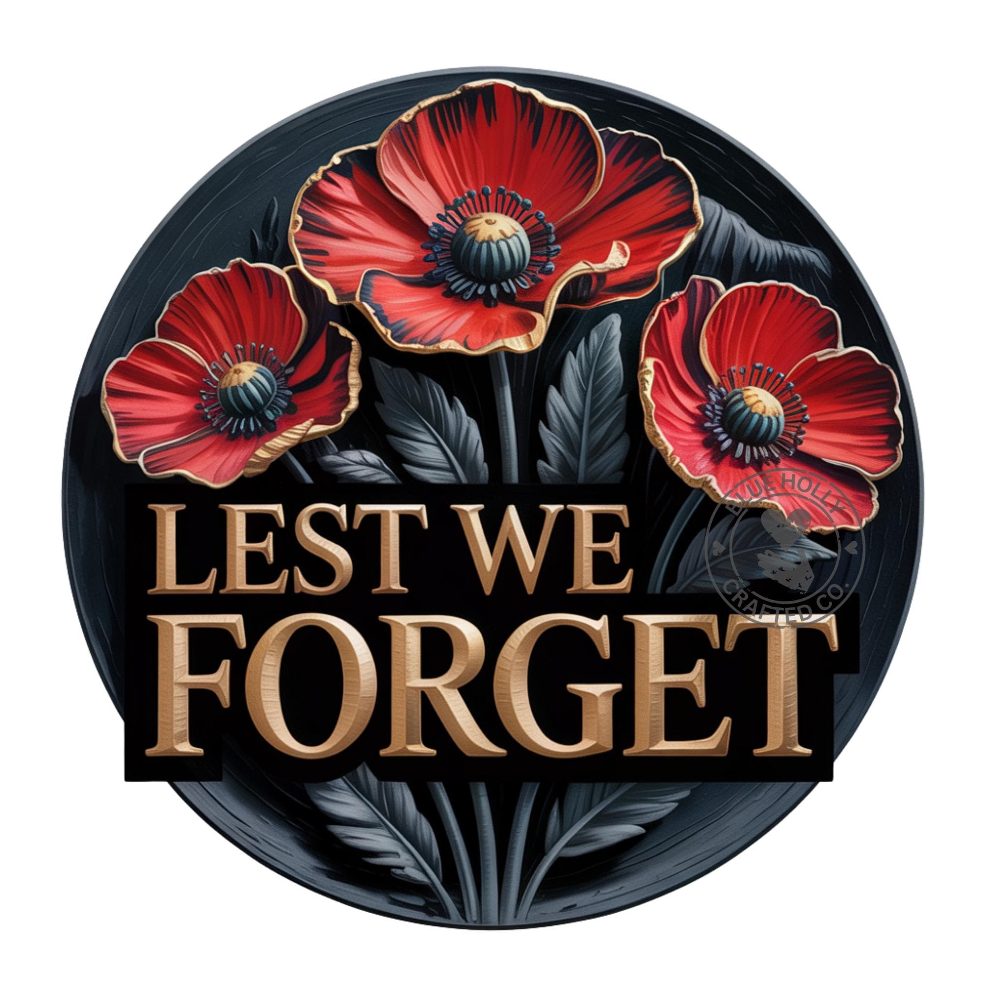Lest We Forget PNG | ANZAC Day Poppy Design | Remembrance Tribute ...