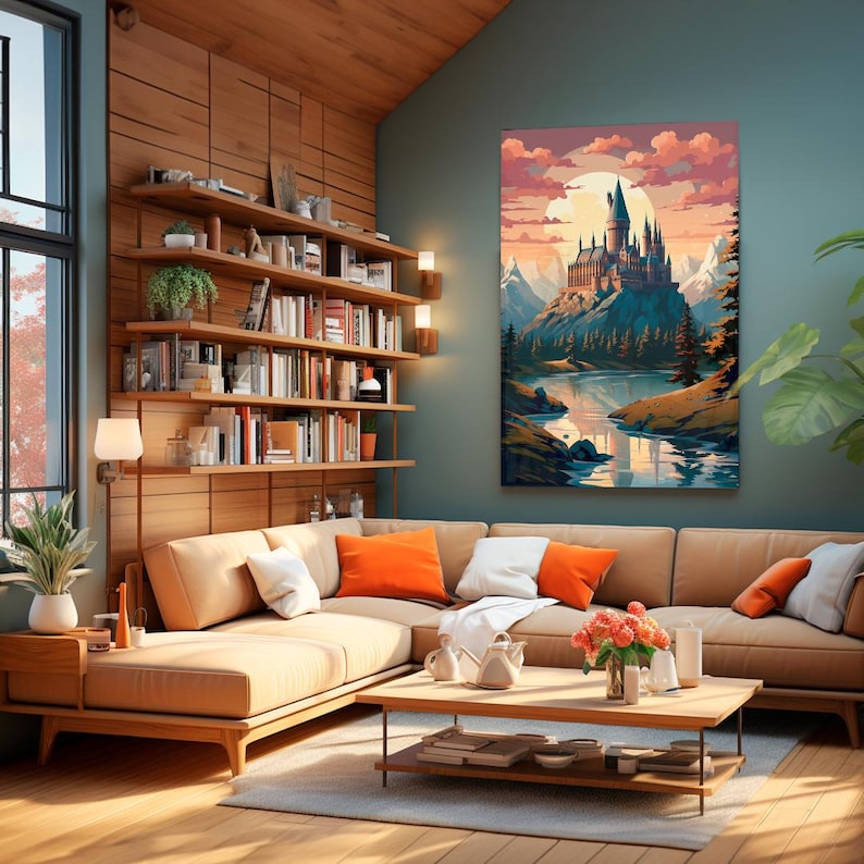 Hogwarts Castle Harry Potter Poster Fine Art image 2