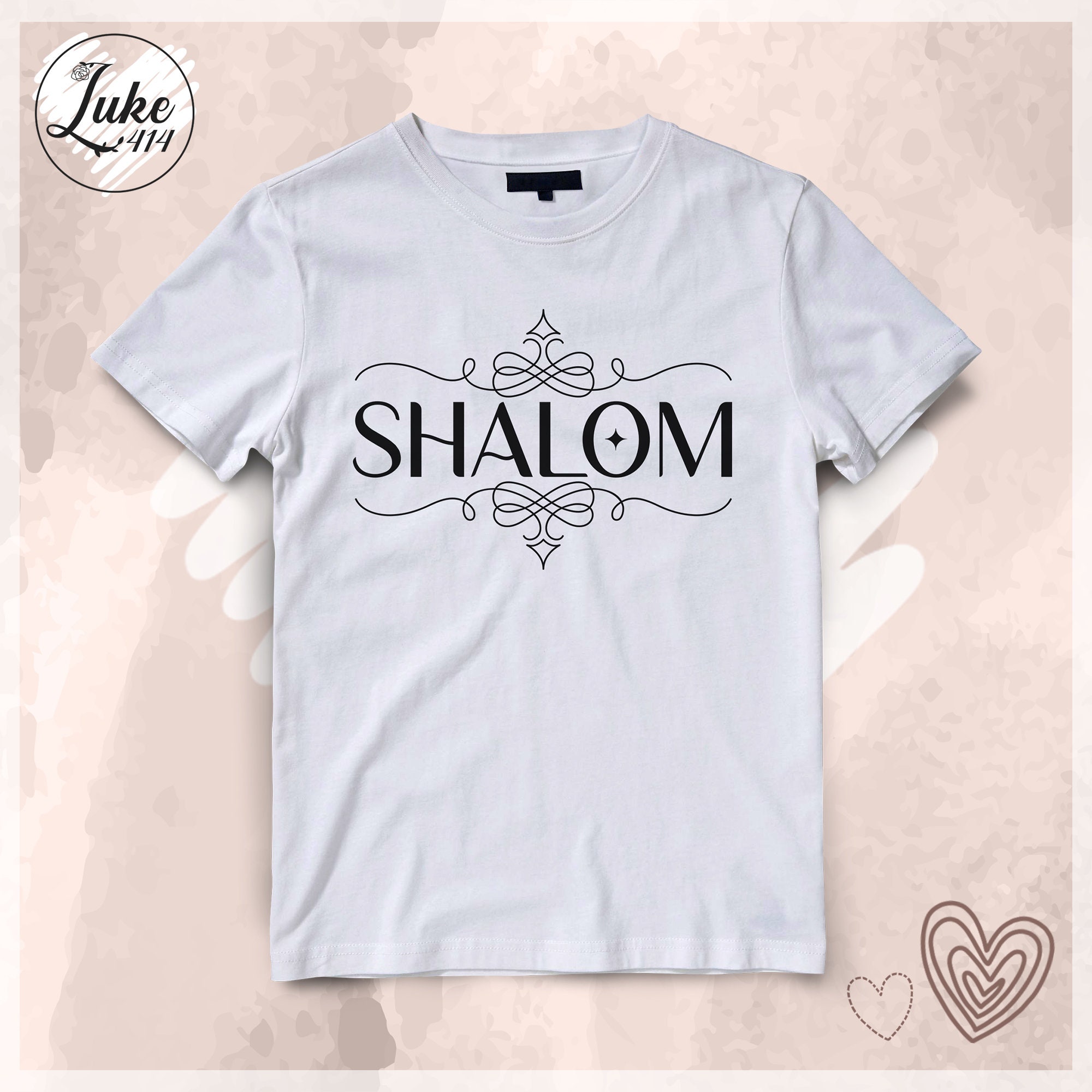 Shalom Svg, Hebrew Word Meaning Peace, Harmony Wholeness, Completeness,  Prosperity, Welfare, Tranquility, Hello And Goodbye. Jesus Is Shalom