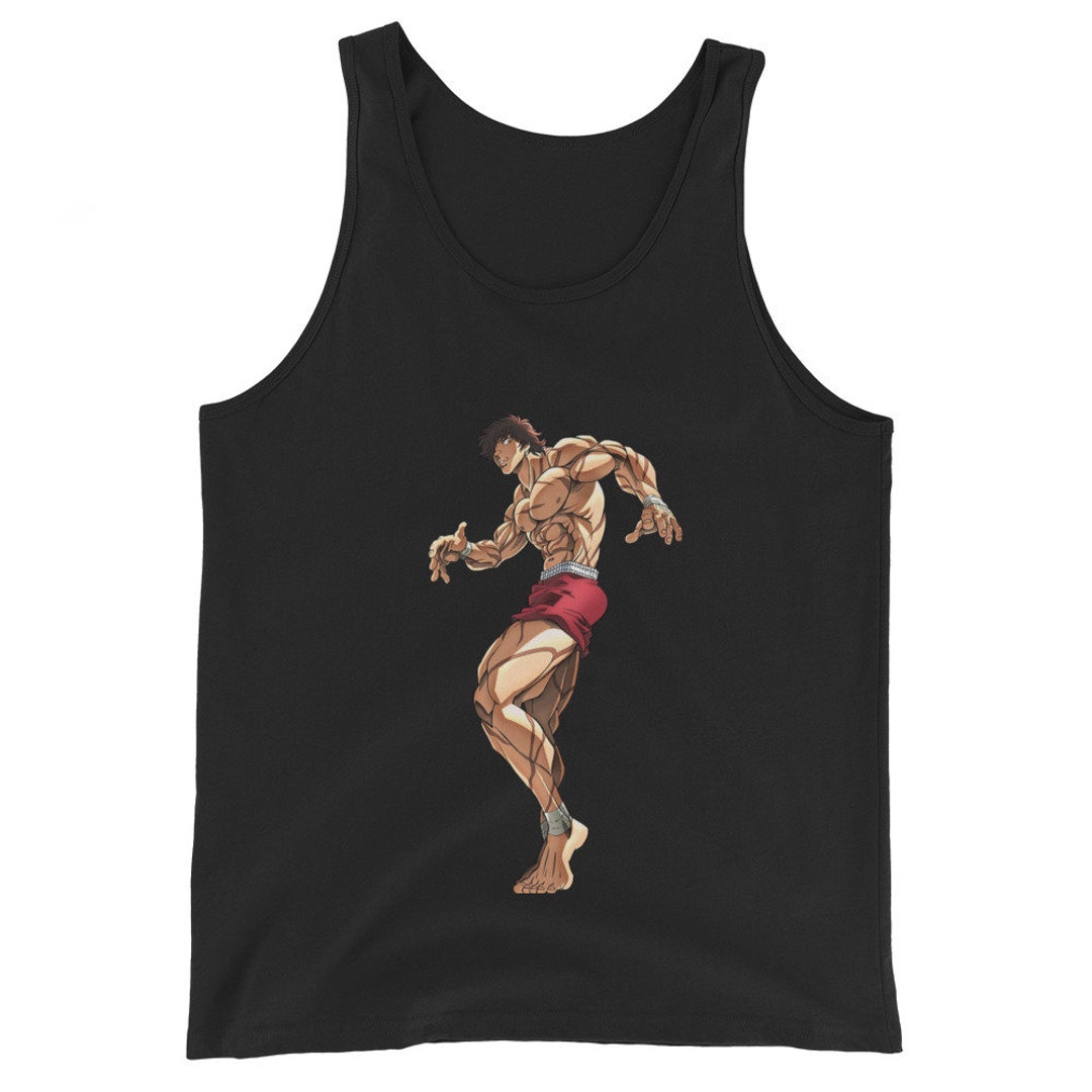 Anime Tank Top Anime Muscle Shirt Workout Shirt Athletic Etsy