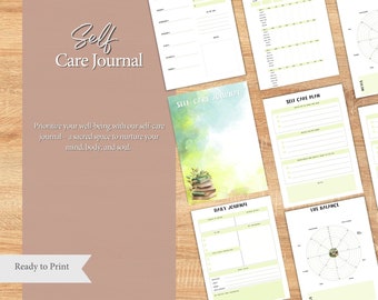Self-care Planner Printable | Self-love Journal | Mental Health ...