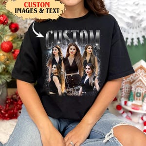 Custom Comfort Colors Bootleg Tee: 90s Retro Photo Design
