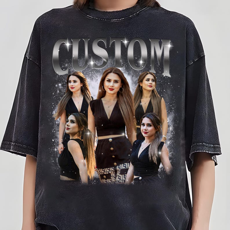 Custom Bootleg Rap Tee – Comfort Colors Vintage 90s Graphic Shirt image 3