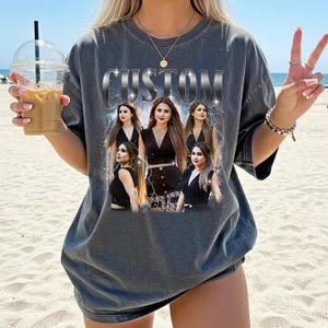 Custom Bootleg Rap Tee – Comfort Colors Vintage 90s Graphic Shirt image 2