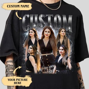 Custom Bootleg Rap Tee – Komfort Farben Vintage 90er Jahre Grafik-Shirt