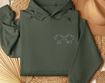 Dog lover gift, hoodie dogs, gifts for dog lovers, personalized dog hoodie, dog hoodie women, Christmas gift dog