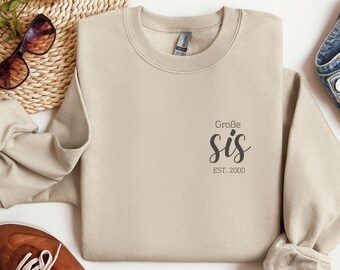 Personalized sweater, sister, sister gift, sister's birthday, dear sister gift, sister Christmas gift, big sis