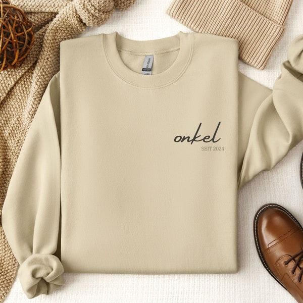 Personalisiertes Onkel Sweatshirt, Onkel Pullover, Geschenk für Onkel, Onkel Sweater, Geschenk für ihn, Geburtstagsgeschenk für Onkel, Onkel