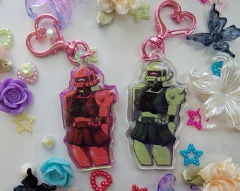 Gundam Zaku Fem  | Epoxy Acrylic Keychains