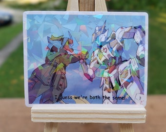Gundam Zaku and Barbatos Sticker