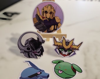 Gundam vinyl stickers