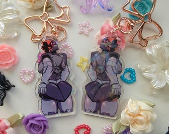 Gundam Dom Fem Trooper | Epoxy Acrylic Keychains