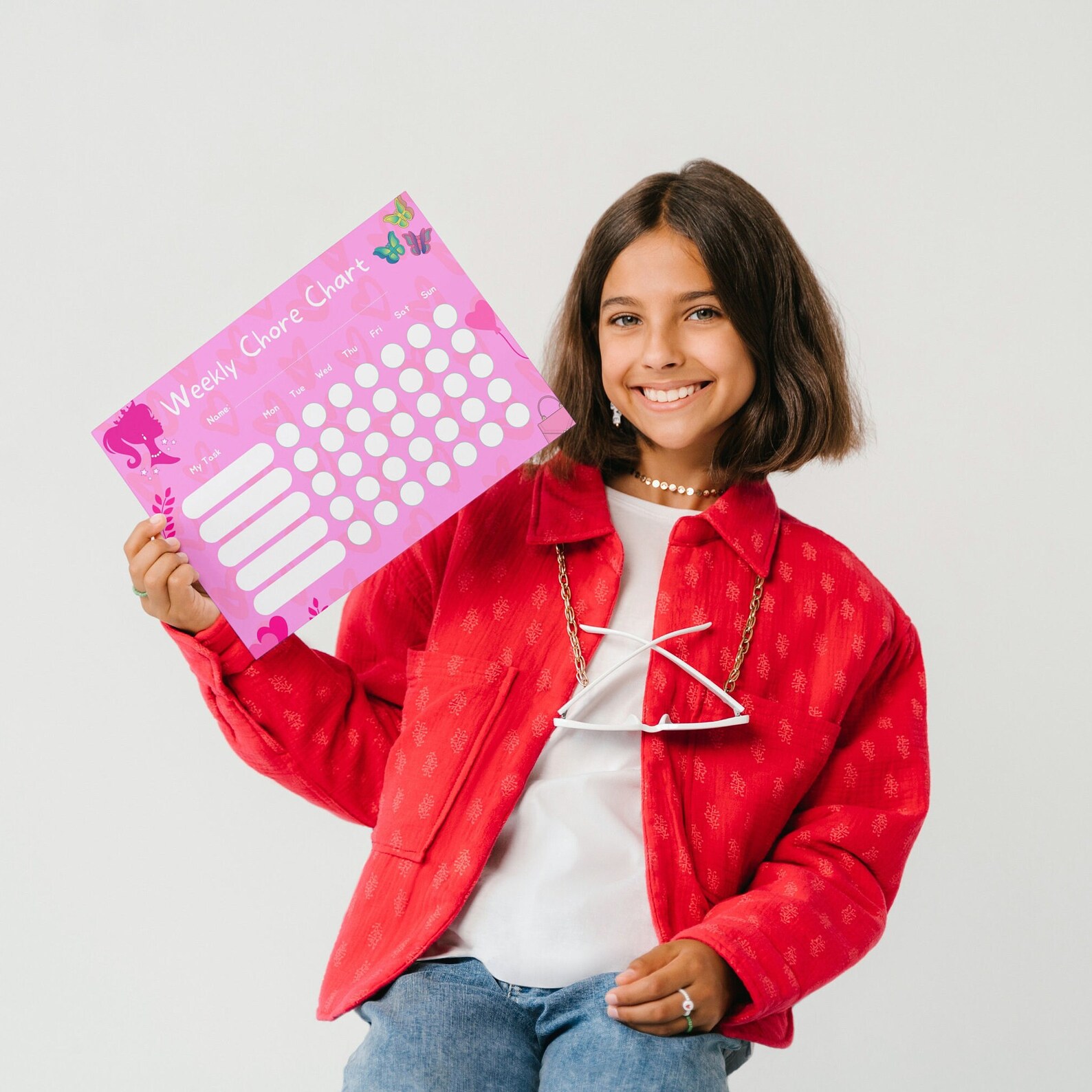 Barbie Princess Themed Educational Reward Chart Motivational Tool for ...