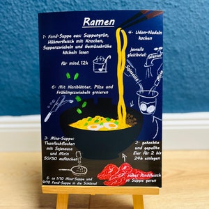 Ramen, illustrated recipe