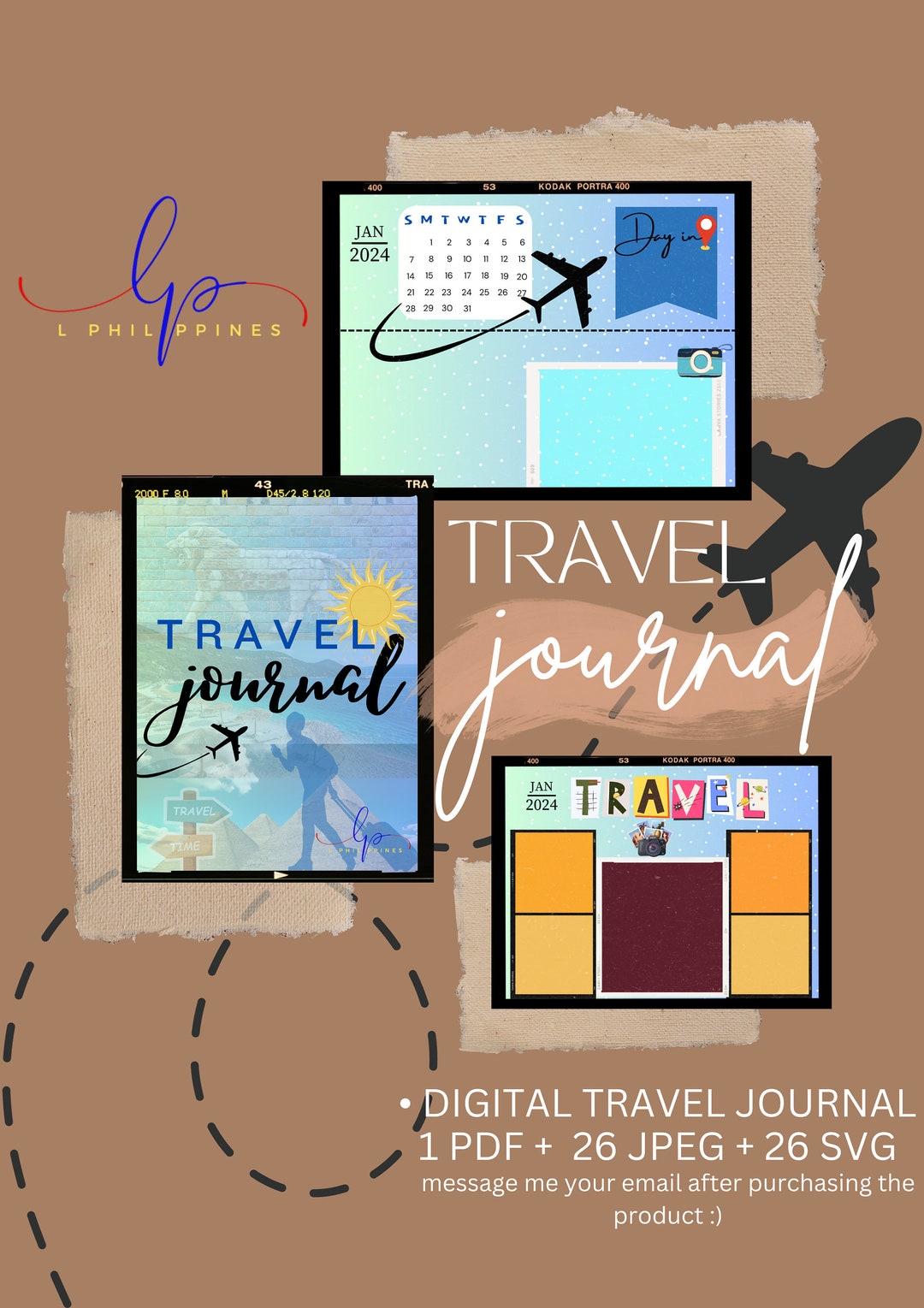 DIGITAL TRAVEL JOURNAL Etsy