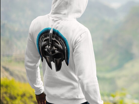Medieval style shop hooded sweatshirt
