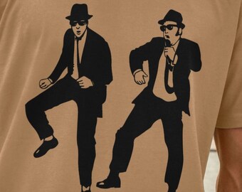 The Blues Brothers Jake and Elwood Chicago 80 OFFICIAL Tee T shirt Mens Unisex Etsy Australia