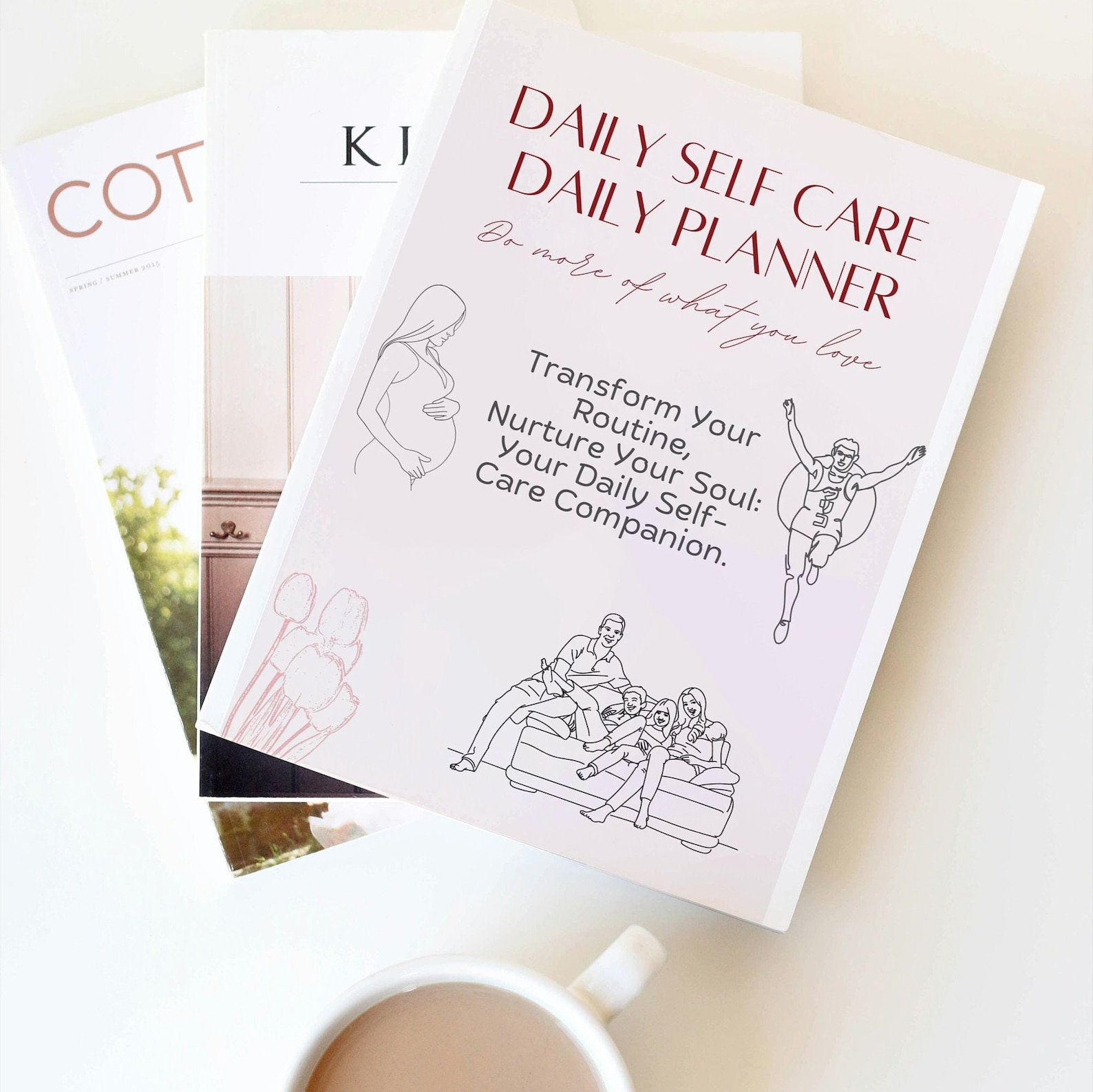 Daily Planner & Self Care Printable, Digital , 24 Hour Planner, Daily