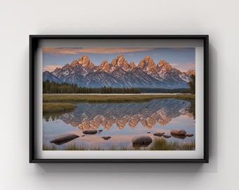 Stampa artistica del Grand Teton National Park: Delizie digitali popolari ora, stampa da parete, download di stampa digitale, Regali popolari in questo momento Wall Art