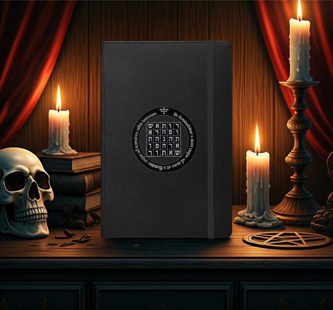 Satanic Journal Hardcover Notebook, Spell Book, Diary, A5 Lined Journal With Expandable ...