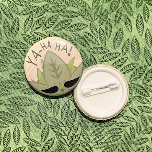 Old Man Conker Korok 1.5&quot; Button Badge/Pin: Legend of Zelda Inspired Fan Merch