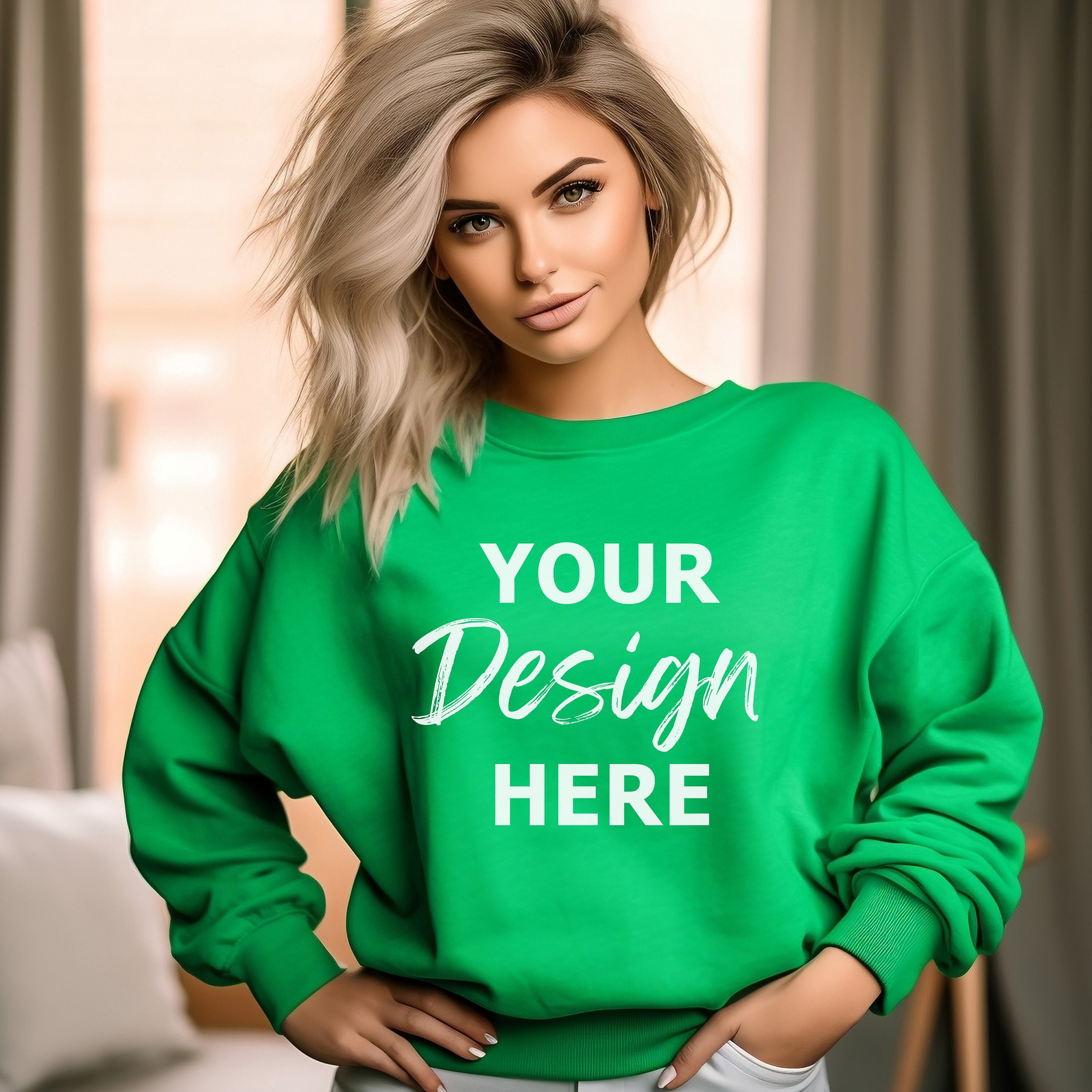 Oversized Green Sweater