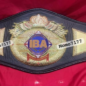 New IBA International Boxing Association Championship Boxing Belt Replica