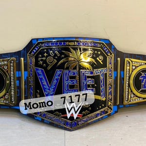 Yeet Heavyweight Wrestling Championship Belt Adult Size Real Leather 2mm brass