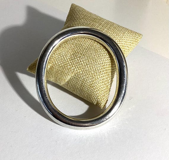 Unisex bangles in solid sterling silver. Rare des… - image 1
