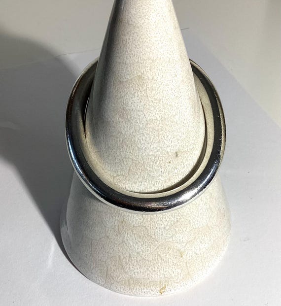 Unisex bangles in solid sterling silver. Rare des… - image 5