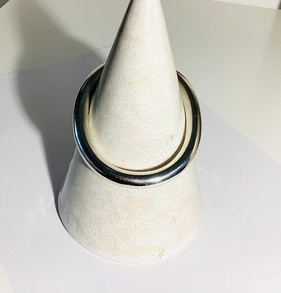 Unisex bangles in solid sterling silver. Rare des… - image 4